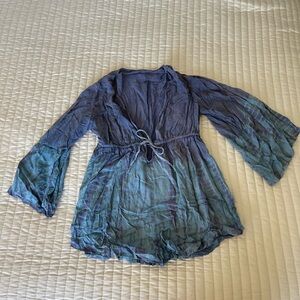 Blue Life tie die romper from Planet Blue